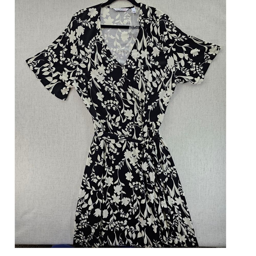 NWT‎ Isaac Mizrahi XL Boho Floral Wrap Modest Church Dress